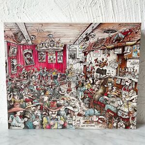 Vintage Gary Patterson Gathering of the Herd Jigsaw Puzzle Complete 550+ Pieces